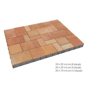 Térkő Frühwald - Classic Kombi 6cm Őszi 9,72 m2/# (30x20; 20x20,10x20)