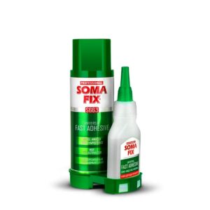 SomaFix S663 Univerzális aktivátoros gyorsragasztó 200ml+50q